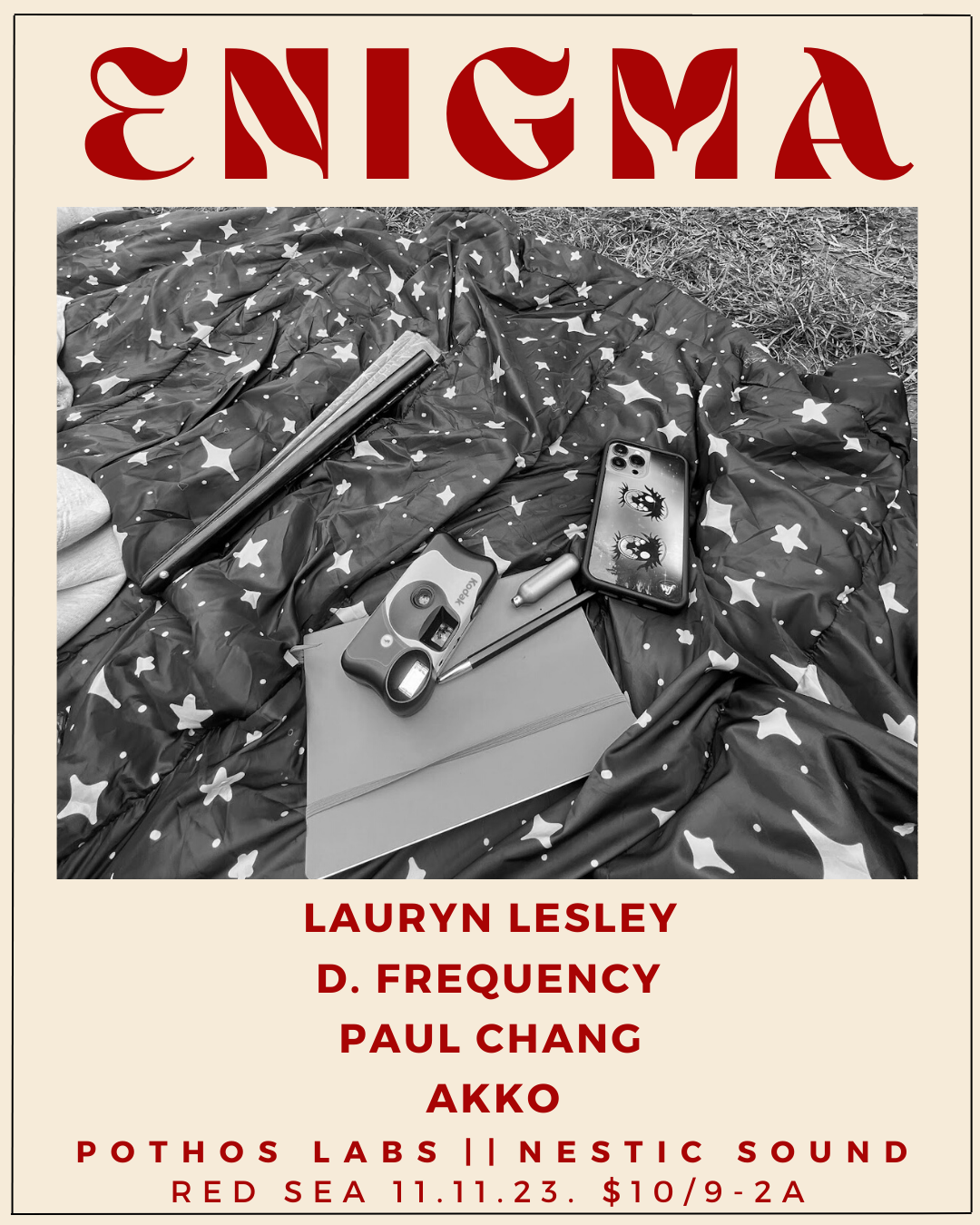 ENIGMA - Lauryn Lesley // D. Frequency // Paul Chang // AKKO | mnVibe