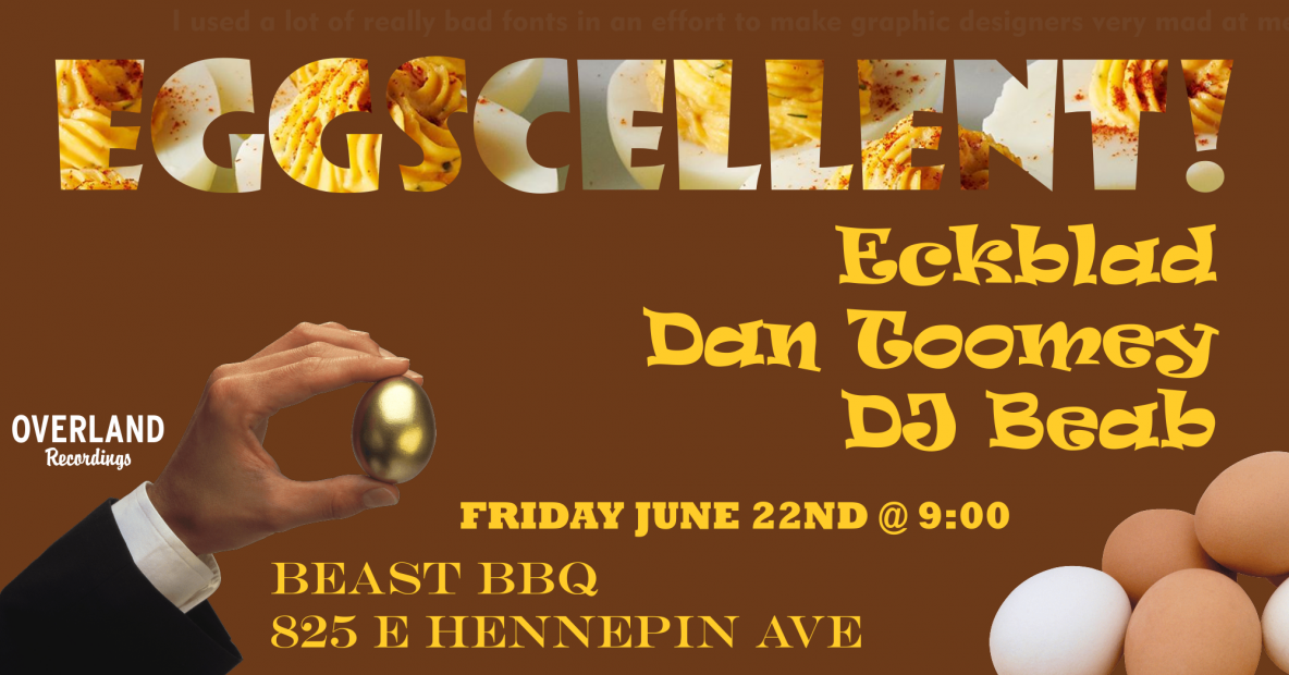 HouseWerk and Overland Recordings present "Eggscellent!"