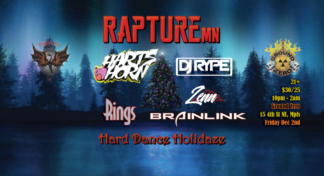 Rapture pres: Hard Dance Holidaze feat: Hartshorn
