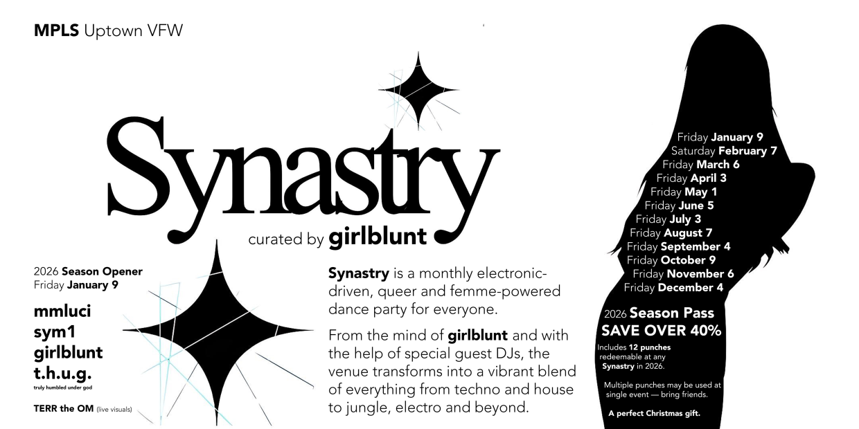 Synastry 1/9 / 2026 Season