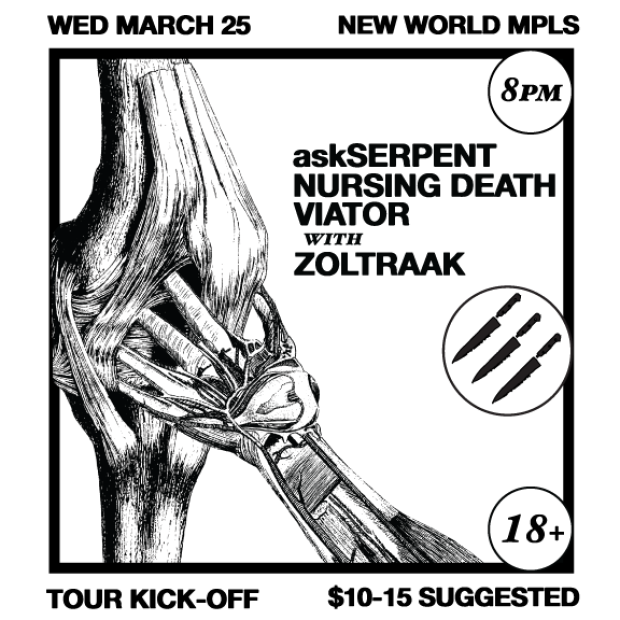 askSERPENT, Nursing Death, and Viator Tour Kick-Off 