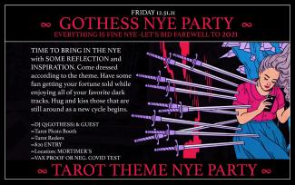 GOTHESS New Year Eve Goth Party (Tarot Theme) POSTPONED