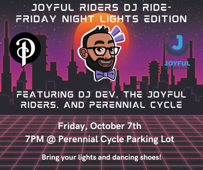 Joyful Riders DJ Ride: Friday Night Lights Edition