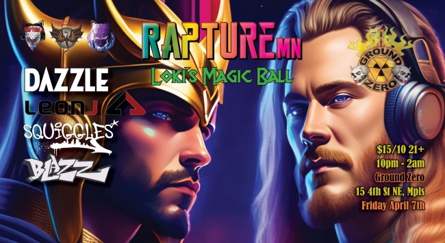 Loki's Magic Ball at RaptureMN