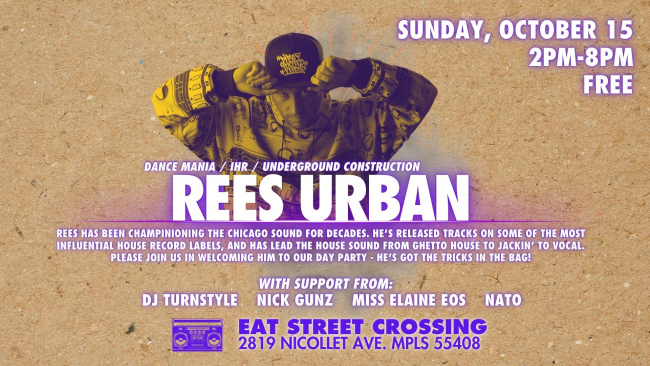 DayFunk : Daytime House Music Party - Rees Urban!