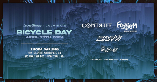 Cosmic Synergy & Culminate: Bicycle Day