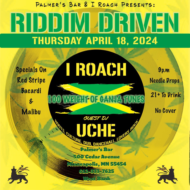 Riddim Driven third Thursday-100 weight of collie weed