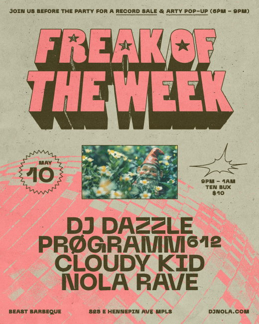 Freak of the Week and Record & Art Sale
