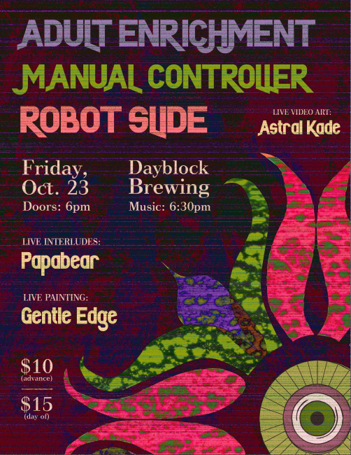 Adult Enrichment, Manual Controller, Robot Slide at Dayblock